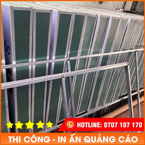 Thi công bảng bạt hộp đèn - Quảng Cáo Lục Giác - Công Ty Cổ Phần Thiết Kế Quảng Cáo Lục Giác